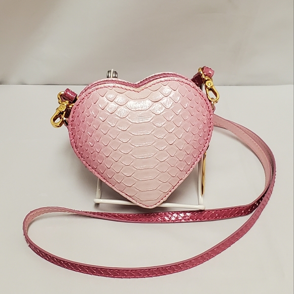 Suvimol Python "Tiny Heart" Bag - Picture 2 of 11